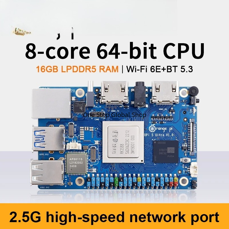 Rk3588 Mini Pc Board - كمبيوتر لوحي أحادي اللوحة Pi 5