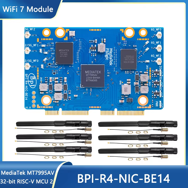 Bananapi Bpi R4 Wifi 7 - وحدة واي فاي 7 من Banana