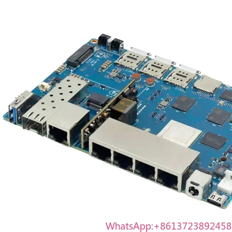 Bananapi Bpi R4 Wifi 7 - لوحة راوتر Banana Pi BPI-R4 واي