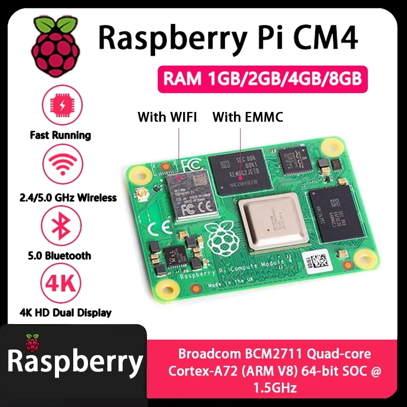 وحدة معالجة راسبيري باي CM4 بذ - مراجعة Compute Module 4 32Gb Wifi وسعره