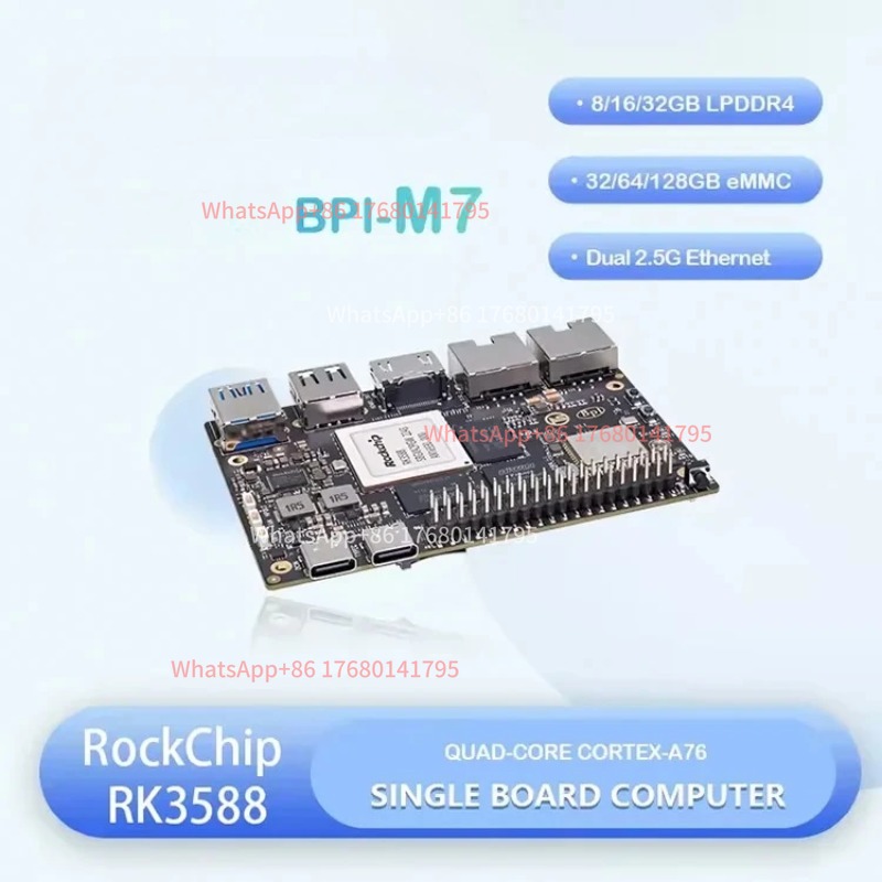 كمبيوتر أحادي اللوحة RK3588 SB - مراجعة Banana Pi Bpi M7 Rk3588 وسعره